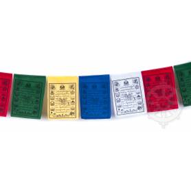 Drapeaux à prières LUNGTA - Taille S - Coton haute qualité