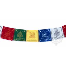 Drapeaux à prières DÉITÉS - Taille M - Coton haute qualité