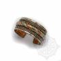 Bague cuivre dorée