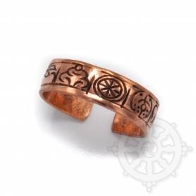 Bague cuivre - OM MANI