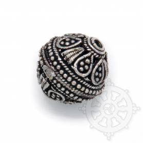 Perle en métal pour collier ou bracelet
