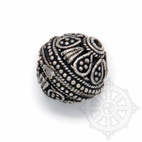Perle en métal pour collier ou bracelet