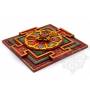 Magnifique scuplture en bois d'un Mandala en 3D