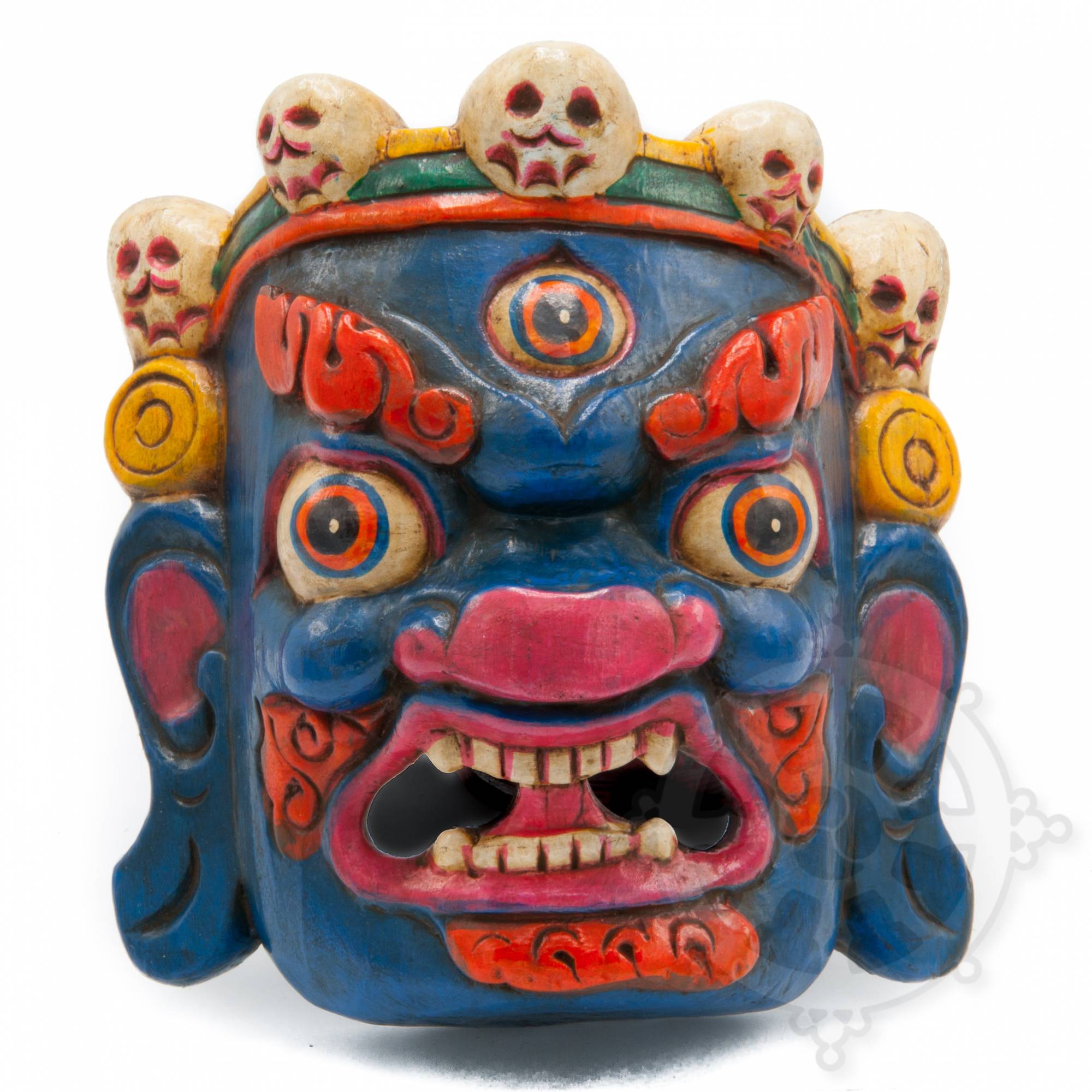Máscara de protección- Azul - Arte de Nepal