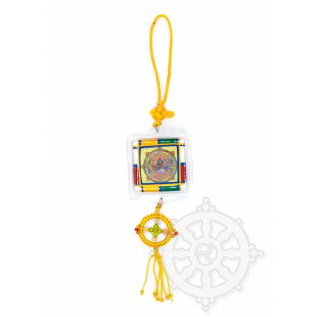 Amulette à suspendre - Yantra de Tara Verte