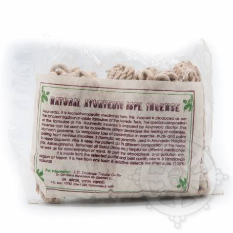 Senteur Herbacée CORDE AYURVÉDIQUE NATURELLE étui de 80 cordes - 85gr.