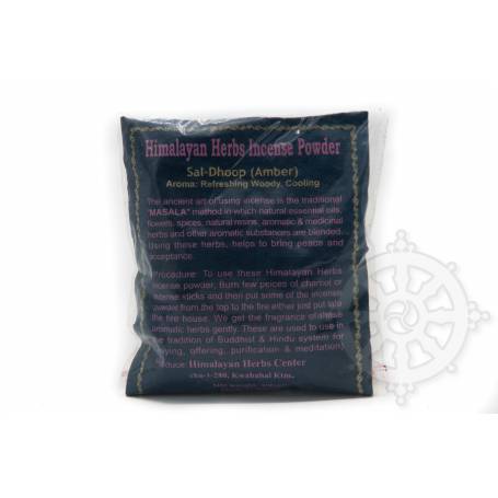 Senteur Ambre POUDRE D'HERBES DE L'HIMALAYA étui de 65gr.