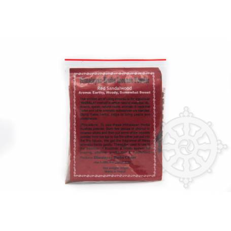Senteur Santal rouge POUDRE D'HERBES DE L'HIMALAYA étui de 65gr.