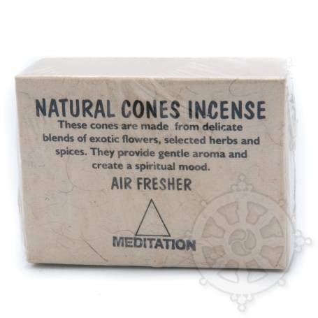 Senteur Herbacée CÔNE NATUREL étui de 25 cones - 55gr.