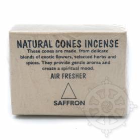 Senteur Safran CÔNE NATUREL étui de 25 cones - 55gr.