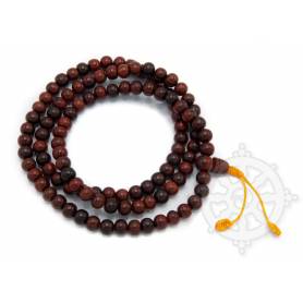 Malas de 108 perles en bois de rose de qualité supérieure (8mm)
