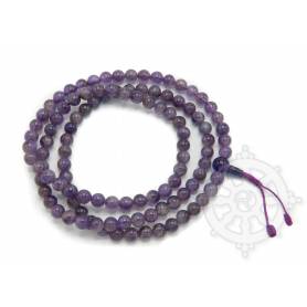 Malas de 108 perles en améthyste (8mm)