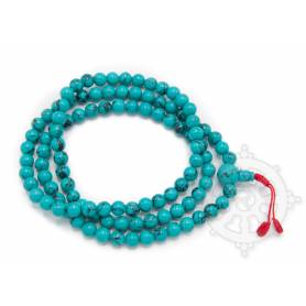 Malas de 108 perles en turquoise - amalgame (8mm)