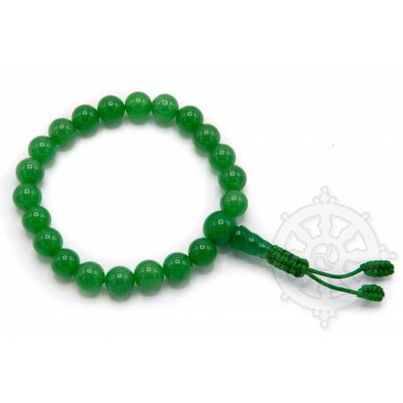 Malas pour poignet en jade d'Inde (8mm)