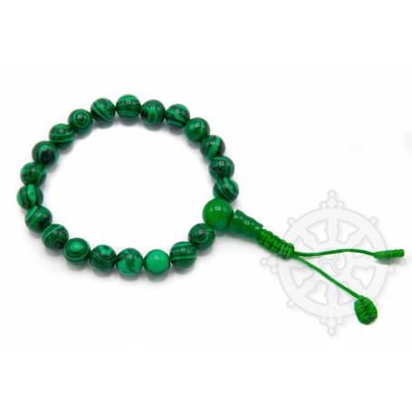 Malas pour poignet en malachite  (8mm)