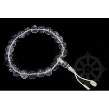 Malas pour poignet en crystal de quartz (8mm)