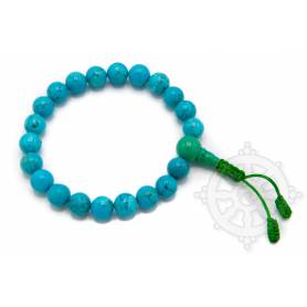 Malas pour poignet en vraie turquoise naturelle (8mm)