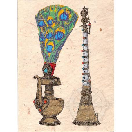 Cartes postales BHUMPA - GYALING en Papier lokta
