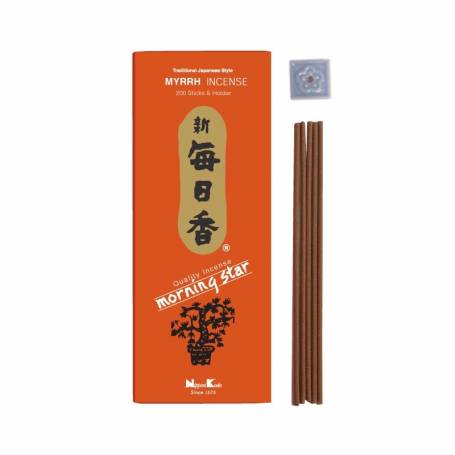 Senteur Myrrhe MORNING STAR (NIPPON KODO) étui de 200 bâtonnets 15cm - 70gr.