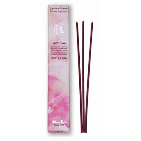 Senteur Prune blanche ENCENS KAFUH (NIPPON KODO) étui de 20 bâtonnets 15,5cm - 10gr.