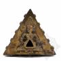 Pièce unique! Ancien phurba avec socle (bronze)