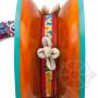 Damaru pour le rituel de Tcheu - Qualité exceptionnelle (Diam: 23cm)