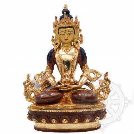 Très belle statue de Amithayus(H. 20 cm-Statues plaquées or 24k (partiel))