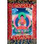 Superbe thangka de Bouddha Amitabha Av. brocart 30x45cm (Peint. 15cmx20cm) 