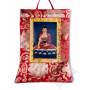 Mini-thangkas pour votre autel  - Bouddha Shakyamuni Av. brocart 23x28,5cm (Repro. 9cmx14,5cm) - 