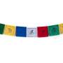 Drapeaux à prières LUNGTA - Taille M - Coton haute qualité(Unité: 20x20cm, L. 2,25m)