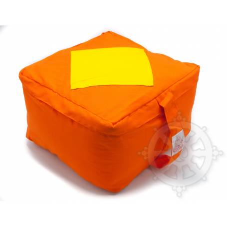 Coussins CARRÉS QUALITÉ SUP. (H. 20 x l. 30 x L. 30 cm, Orange avec losange jaune)