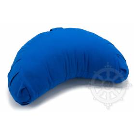 Coussins 1/2 ZAFU ou FUZEN  (H. 15 x l. 26 x L. 40 cm, Bleu)