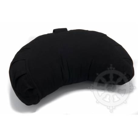 Coussins 1/2 ZAFU ou FUZEN  (H. 15 x l. 26 x L. 40 cm, Noir)