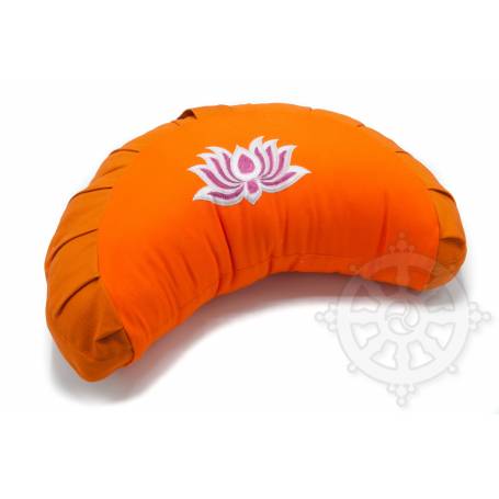 Grand Coussin De Méditation Rond - Rembourrage Lin Et Coton, Pour Yoga, Sol, Enfants Et Animaux