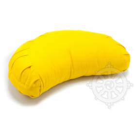 Coussins 1/2 ZAFU ou FUZEN  (H. 15 x l. 26 x L. 40 cm, Jaune)