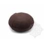 Coussins ZAFU  (Haut. 13 x Diam. 25 cm, Marron)