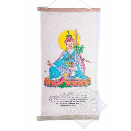 Rouleaux - Divinités bouddhiques GURU RINPOCHÉ en Papier lokta