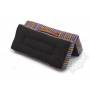 Coussins CARRÉS PLIABLES  (Déplié: 47 x 47 cm, Noir)