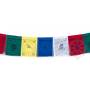 Drapeaux tibétains de prières LUNGTA-Déités - Taille S - Coton haute qualité(Unité: 20x15cm, L. 1,75m) - Art du Népal