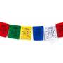 Prayer Flags LONG LIFE - Size S - High quality cotton (Unit: 15x20cm, L. 1,75m) 