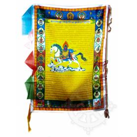 Verticale Gebedsvlag LUNGTA - Zijde (70x95cm) 