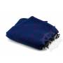 Meditation shawl Blue/Violet (yack wool/cotton, L. 220 x l. 120cm) - Art of Nepal