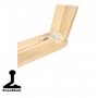 Folding bench for meditation - American Red Oak - 2040 g - 48 × 17 cm