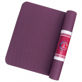 Yogamat TPE paars en antraciet 63x183x0,3 cm