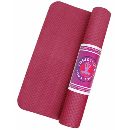 Yoga Mat - pink - Yogi & Yogini Pink - 1250 g - 63 × 185 × 0.5 cm