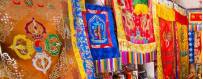 Tibetische und bhutanesische Stoffe & Brokatstoffe