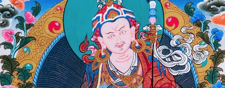 Thangka's van met de hand geschilderde goden, 2019