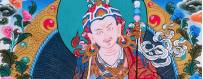 Thangkas of deities painted by hand