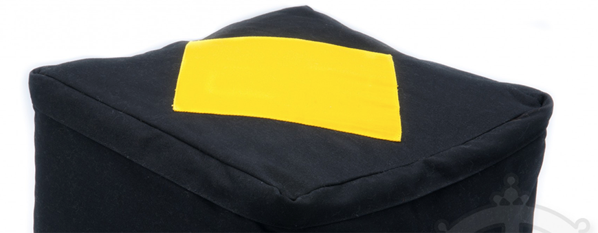 Cojines de meditación CUADRADOS algodón natural zen yoga, 2019