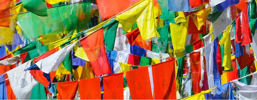  Tibetische Flaggen